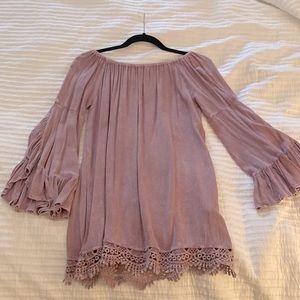 Alter’d State Embroidered Lavender Long Sleeve